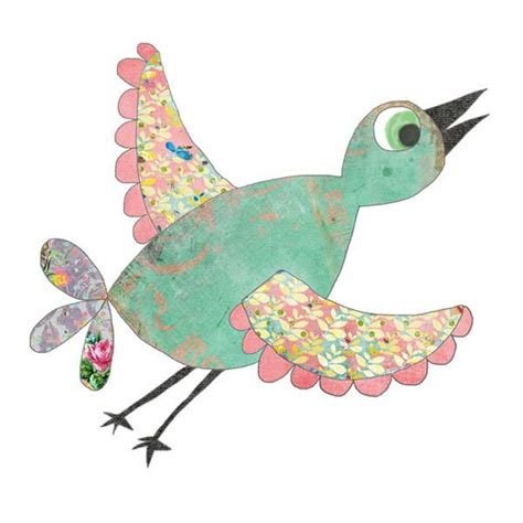 Whimsical Birds Digital Clip Art Hand Drawn Birds Bird Art Etsy