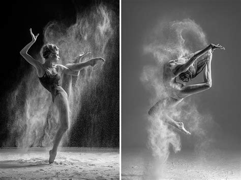 grace and dance frozen in flour in photos by alexander yakovlev demilked