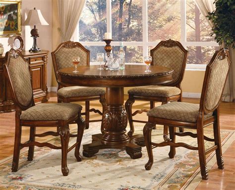 While decorating your home, a. Acme Furniture Chateau De Ville 5 Piece Counter Height ...