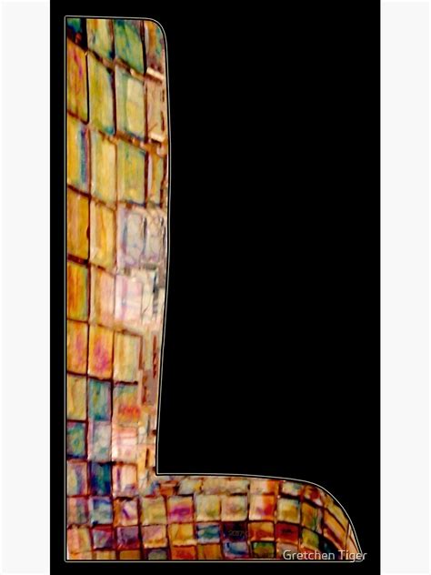 Alphabet Stained Glass Letter L Poster For Sale By Geegeetee11