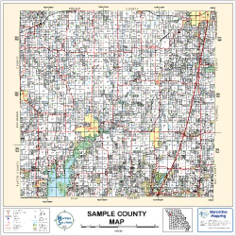 Payne County Oklahoma 2000 Wall Map