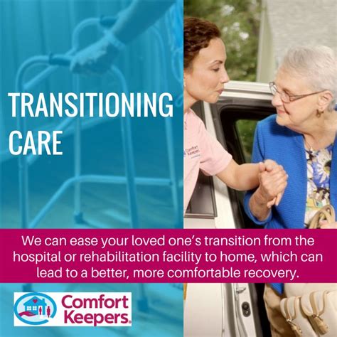 Transitioning Care Includes ️ Support Of The Care Plan To Aid The