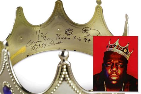 Notorious Bigs Plastic Gold Crown In Last Photo Before Shooting Gets 600000 At Hip Hop
