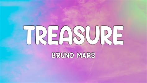 Treasure Bruno Mars Lyrics Youtube