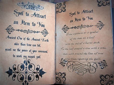 To Attract An Item To You Wiccan Spell Book Witchcraft Spell Books