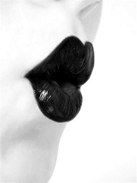 Pin By Lulu D On Black And White ☯ Black Lips Black And White Black