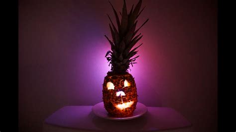 Carving A Pineapple Pumpkin Youtube