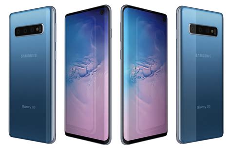 Samsung Galaxy S10 Prism Blue 3d Model