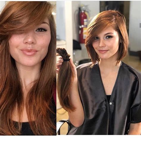 10 Amazing Long Hair To Short Hair Transformation Before And After