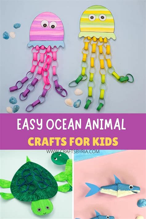 Easy Ocean Animal Crafts For Kids Crafts By Ria
