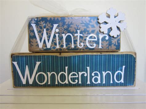 Winter Wonderland Wooden Christmas Crafts Winter Wonderland Wooden