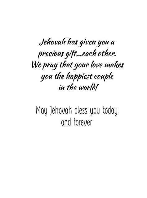 JW Wedding Greeting Card Etsy Happy Anniversary Quotes Wedding