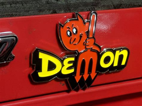 71 Dodge Demon Emblemmagnet Etsy
