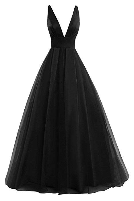 bridal women s deep v neck tulle prom evening dresses black evening gowns formal evening