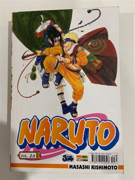 Manga Naruto Vol 20 Livro Panini Usado 86073770 Enjoei