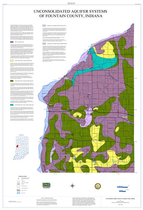 Dnr Water Aquifer Systems Maps 63 A And 63 B Unconsolidated And