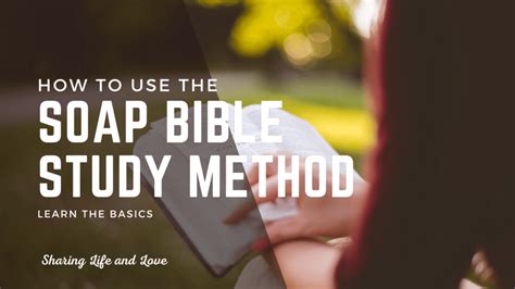 The Soap Bible Study Method How To Use It Right Freebie Sharing
