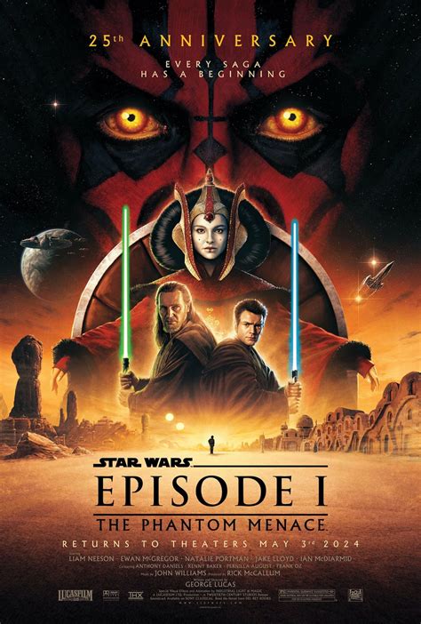 Star Wars The Phantom Menace Returning To Cinemas For 25th Anniversary
