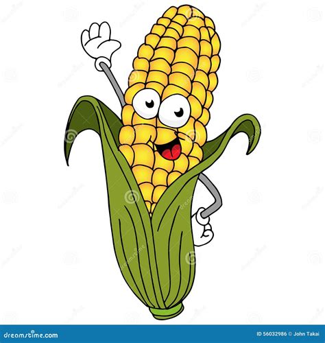 Happy Corn Smiling In A Chef S Hat The Vegetable Has A Face Eyes