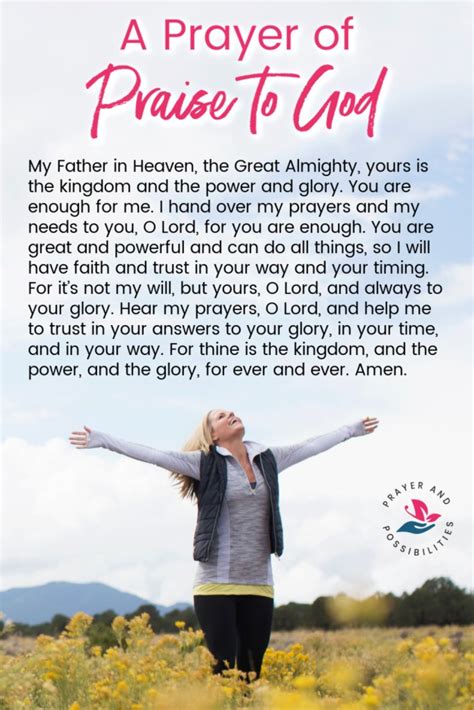 Prayer For The Week Prayer And Possibilities