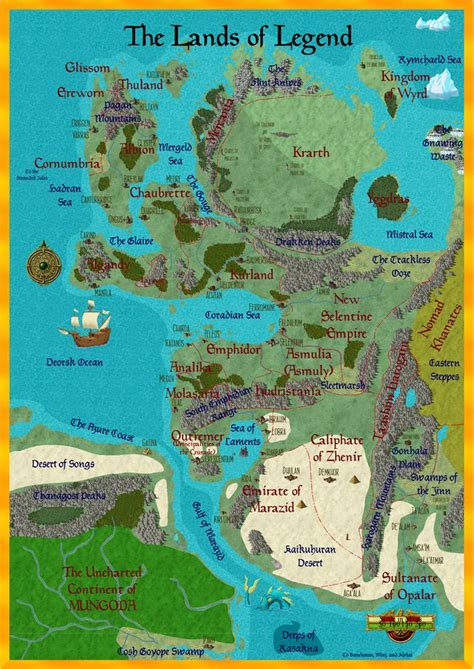 Maps Of Legend Map Rpg World Empire