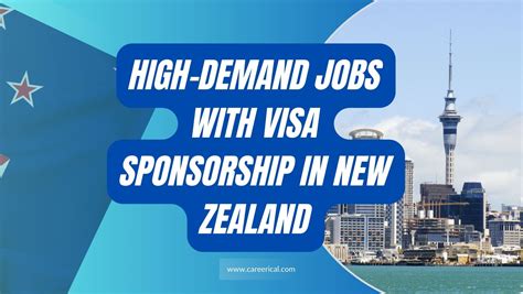 🇳🇿 High-Demand Jobs with Visa Sponsorship in New Zealand for 2023