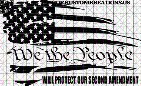 2nd amendment Flag | Kustom Kreations