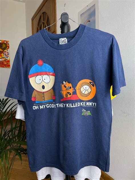 Vintage Vintage 1997 South Park Oh My God They Killed Kenny Logo Tee