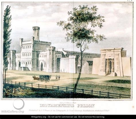 Moyamensing Prison Philadelphia 1840 John Caspar Wild Wikigallery