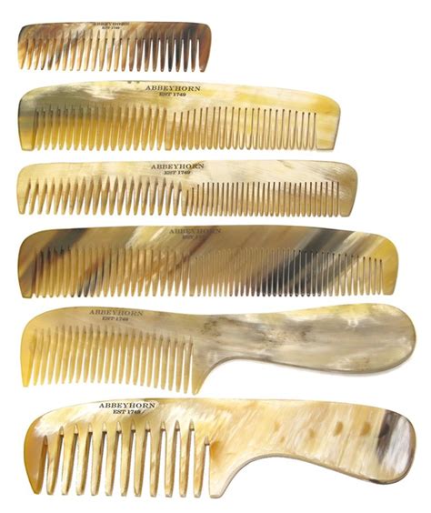 Abbey Horn Horn Comb Wide Single Tooth With Handle