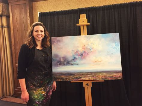 Sunset Sky Prairies Mountain Landscape Painting Melissa Mckinnon Art