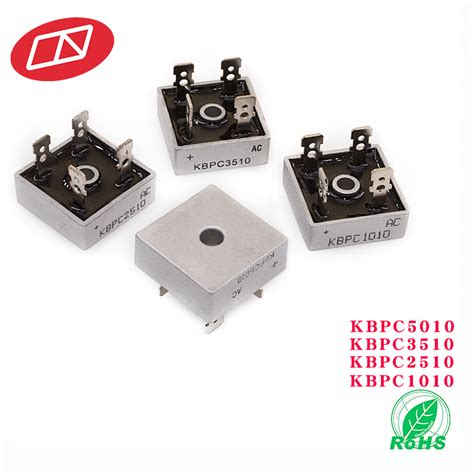 Single Phase Bridge Rectifier 10A 1000V KBPC1010 Semiconductor