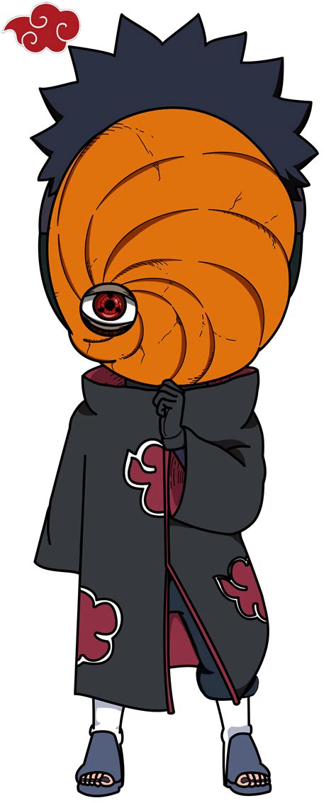 Tobi Chibi Naruto Characters Naruto Art Tobi Akatsuki Character Illustration Anime Chibi