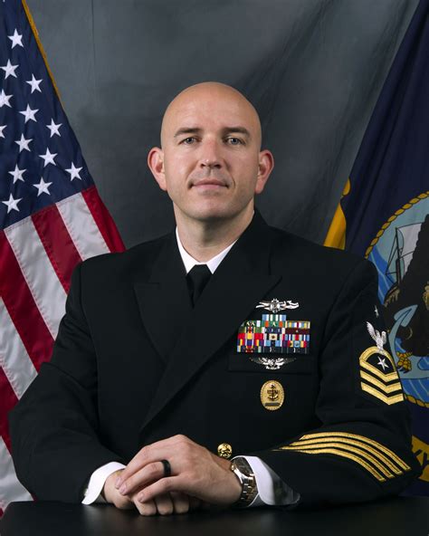 Official Portrait Of Senior Chief Robert A Lewis