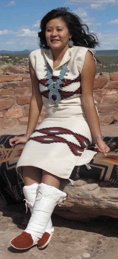 There Is No Substitute The Navajo Biil Dress Weaving In Beauty Native American Clothing