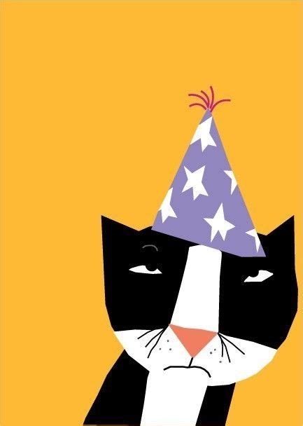 Cranky Cat Birthday Card Etsy Cat Birthday Card Cranky Cat Cat