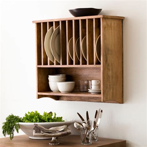 Wall Mounted Plate Rack Traditional Kitchen London By Within