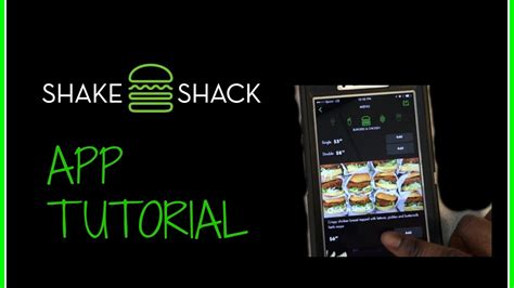 Shake shack burgers бургеры shakeshack александр юрлов wechat id: Shake Shack App Tutorial - YouTube