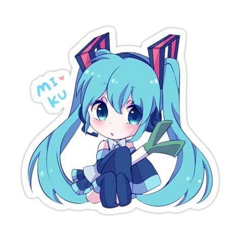 Singer Miku Sticker By Kisekispace In 2021 Hatsune Miku Hatsune