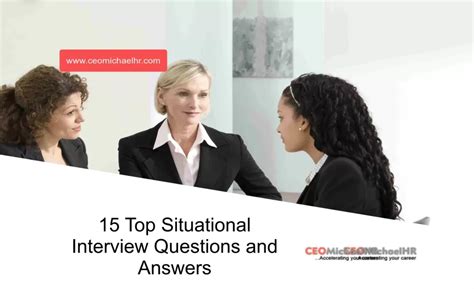 15 Top Situational Interview Questions And Answers Ceomichaelhr