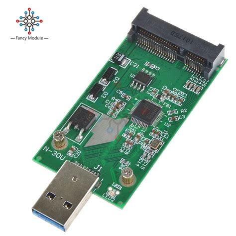 USB 3 0 To Mini PCIE MSATA SSD External MSATA To USB 3 0 SSD Convertor