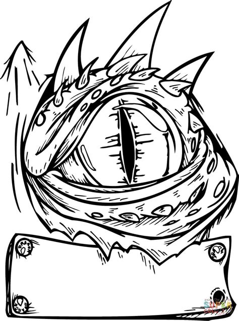 Eye Of A Dragon Coloring Page Free Printable Coloring Pages