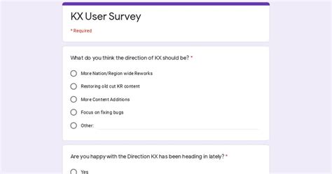 Please Take This User Survey Kaiserredux