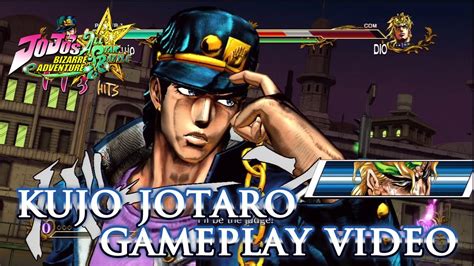 Jojos Bizarre Adventure All Star Battle Ps3 Jotaro Kujo Gameplay