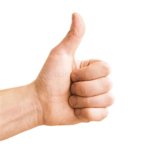 Thumbs Up Sign Stock Image Image Of Side Concept Agreement 26694045