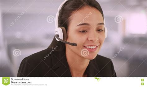 Spanish Speaking Customer Service Representative Stock Image - Image of ...