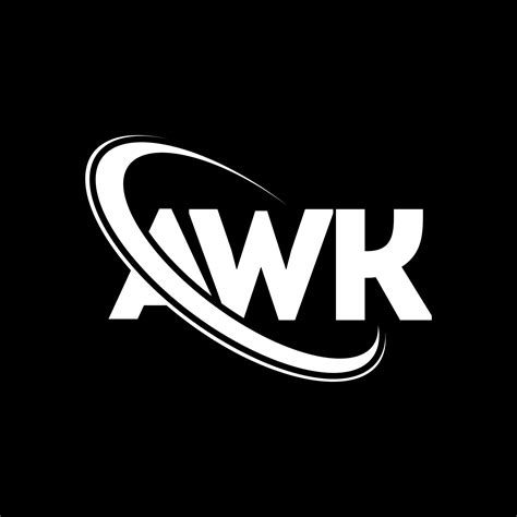 Logotipo De Awk Awk Carta Diseño De Logotipo De Letra Awk Logotipo