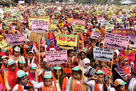 Indian Women Protest New Citizenship Laws Joining A Global Fourth