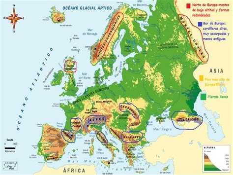 geografía física de europa