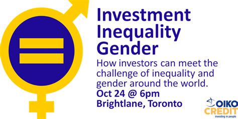 Investment Inequality And Gender Ontario Council For International Cooperationontario Council